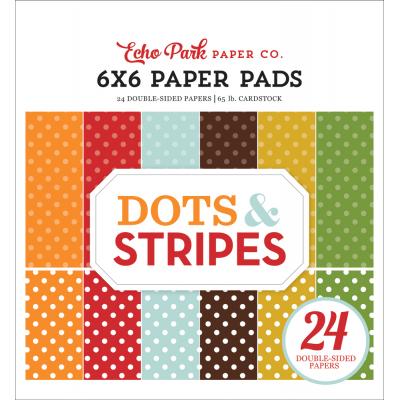 Echo Park Designpapier Fall 2020 Dots & Stripes - Paper Pad